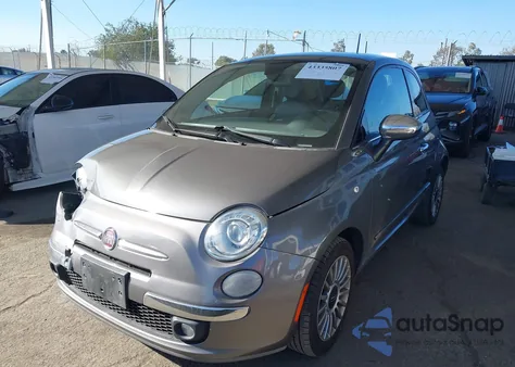 2012 Fiat 500 Lounge z USA, uszkodzony, nr VIN 3C3CFFCR7CT358409